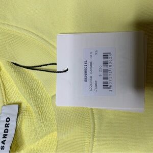 Sandro Yellow Sweatshirt